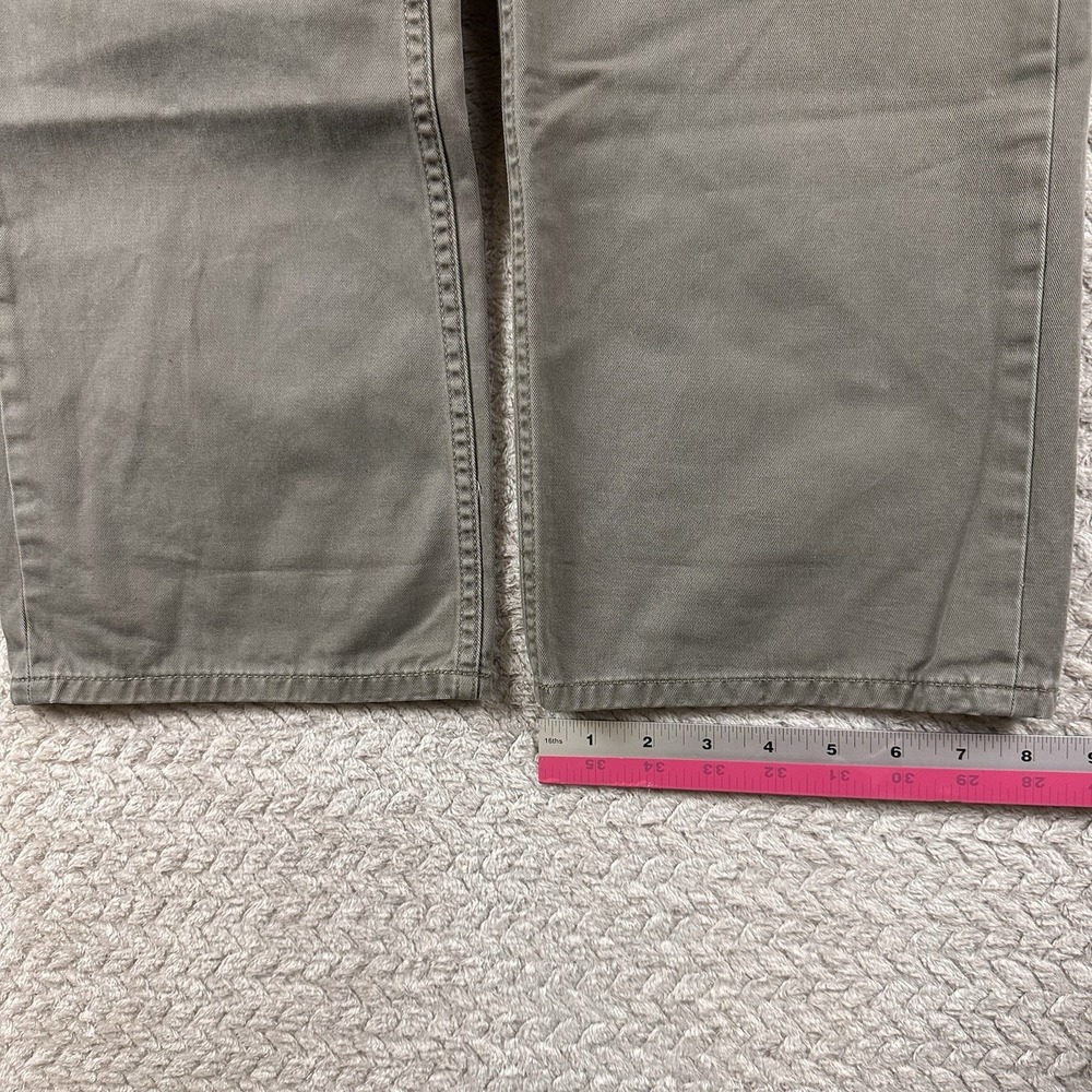 Polo Ralph Lauren 650 Straight Leg Pants Men's 36x32 Green Cotton Chino Travel - Picture 9 of 16